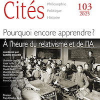 Pourquoi encore apprendre ? À l'heure du relativisme et de l'IA