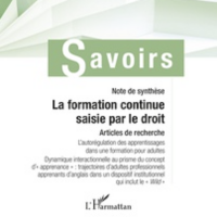 La formation continue saisie par le droit