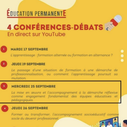 La mise en oeuvre et l'accompagnement à la démarche réflexive comme engagement fondamental des équipes éducatives et pédagogiques