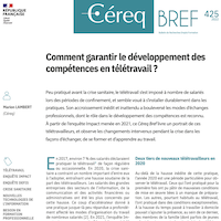 Comment garantir le développement des compétences en télétravail ?