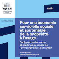 Pour une économie servicielle sociale et soutenable : de la propriété à l’usage