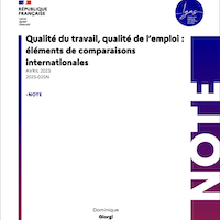 Qualité du travail, qualité de l’emploi : éléments de comparaisons internationales