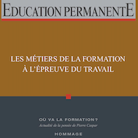 Les métiers de la formation à l'épreuve du travail